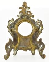 Bronz óratok, jelzés nélkül, öntött bronz, hibátlan, m: 25,5 cm