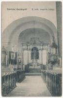 1913 Oszlány, Oslany; Római katolikus templom belseje / church interior (EK)