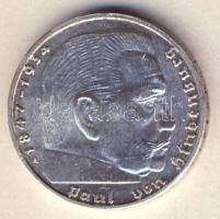 Német 3. Birodalom 1939A 2M Ag "Hindenburg" T:1-/2+