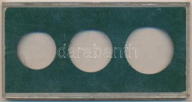 1967. műanyag tok az Kodály 25Ft, 50Ft és 100Ft ezüstérmék számára, használt állapotban