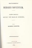 Kubinyi Ágoston: Magyarországi mérges növények. Bp., 1983, Állami Könyvterjesztő Vállalat. Reprint k...