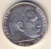 Német 3. Birodalom 1939A 2M Ag "Hindenburg" T:1-/2+