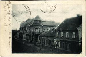 Pancsova, Pancevo; utca, üzletek / street view, shops (EB)