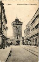 1914 Kraków, Krakau; Brama Floryanska / Florianertor / city gate (EK)