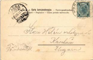 1903 Kraków, Krakau; Rynek i Kosciol sw. Wojciecha / square, church (small tear)