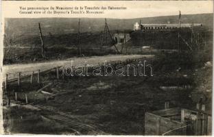 Vue panoramique du Monument de la Tranchée des Baionnettes / General view of the Bayonet's Trench's monument (EK)