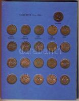 Kanada 1920-1972. 1c (57x) komplett sor, benne ritkább évszámok, albumban T:2,3