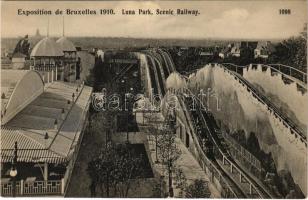 Bruxelles, Brussels; Exposition de Bruxelles 1910. Luna Park, Scenic Railway