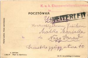 1915 Lublin, Most na Bystrzycy / bridge (cut)