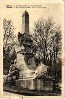 1937 Namur, Namen; Le Monument des Combattants / Het Gedenkteeken der Oud-Strijders / WWI military monument (EK)