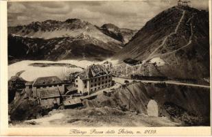 1929 Passo dello Stelvio, Stilfser Joch (Südtirol); Albergo / tourist hotel (glue marks)