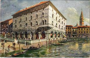 1912 Venezia, Venice; Hotel Bonvecchiati, Grande Ristorante con giardino (EB)