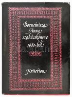 Bornemisza Anna szakácskönyve 1680-ból. Közzéteszi: Dr. Lakó Elemér. Bukarest, 1983, Kriterion. Kiadói kartonált papírkötés, kissé sérült kiadói papír védőborítóban.