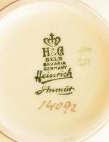 3 aranyozott Bavaria elefántcsontszínű tejkiöntő, jelzett, hibátlan, m: 8-10 cm