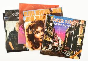 5 db vegyes bakelit lemez (Made in Hungary 1980, Modern Talking, KFT Fesztivál, stb.) LP