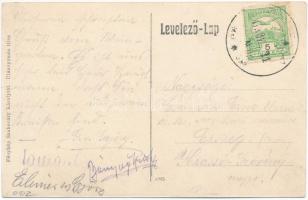 1913 Boksánbánya, Várboksán, Románbogsán, Németbogsán, Deutsch-Bogsan, Bocsa Montana; Fő tér, templo...