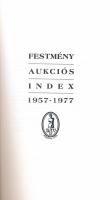 Festmény aukciós index 1957-1977. Összeáll.: Bráver Anna. Bp., 2000, BÁV. Kiadói papírkötés