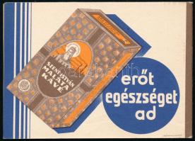 Szent István cikória kávé kitöltetlen jegyzetfüzet