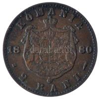 Románia 1880. 2b Cu "I. Károly" T:XF
Romania 1880. 2 Bani Cu "Carol I" C:XF 
K...