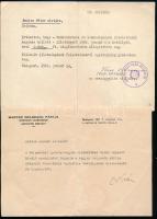 1949-1983 Vegyes szocialista okmánytétel, szocialista vezetők aláírásaival, 3 db: Trautmann Rezső (1907-1995) építészmérnök, politikus, miniszter, Orbán László (1912-1978) politikus, miniszter, Vass Istvánné Metzker Erzsébet (1915-1980) politikus aláírásaival.