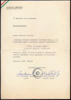 1949-1983 Vegyes szocialista okmánytétel, szocialista vezetők aláírásaival, 3 db: Trautmann Rezső (1...