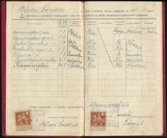 1917 Selmecbánya, a Magyar Királyi Bányászati és Erdészeti Főiskola leckekönyve