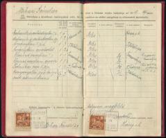 1917 Selmecbánya, a Magyar Királyi Bányászati és Erdészeti Főiskola leckekönyve