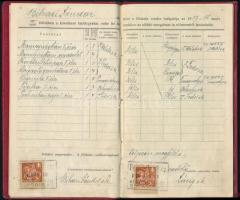 1917 Selmecbánya, a Magyar Királyi Bányászati és Erdészeti Főiskola leckekönyve