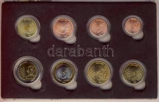 Vatikán 2005. 1c-2€ 8klf db próbaveret "Sede vacante" pápaválasztás ideje alatt ...