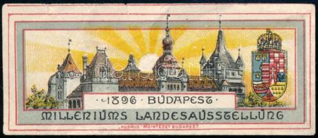 1896 Budapest millenniumi kiállítás levélzáró