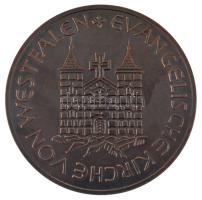 Németország DN "Westfaleni Evangélikus Egyház" kétoldalas bronz emlékérem (70mm) T:UNC
Ge...