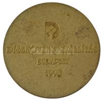 1990. "Dísznövénytermesztők és Kereskedők Országos Szakmai Szövetsége - Arany Plakett / Dísznöv...