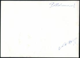 Korniss Péter (1937- ): Betlehemesek. Fotó, zselatinos ezüst nagyítás, jelzett a hátoldalon, 24x17 c...