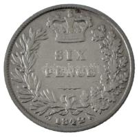 Nagy-Britannia 1842. 6p Ag "Viktória" T:VF,F
Great Britain 1842, 6 Pence Ag "Victori...
