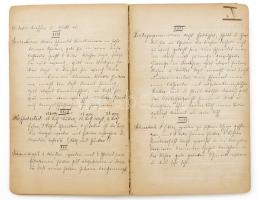 Kézzel írt recepteskönyv Német-Osztrák valamint Magyar nyelven. Enyhén viseltes de remek állapotban ...