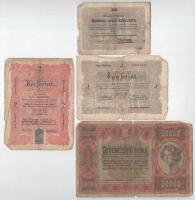 1848. 1Ft "Kossuth bankó" + 2Ft "Kossuth bankó" + 1849. 30kr "Kossuth bankó...