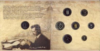 2005. 1Ft-100Ft 7klf db + 10Ft "József Attila" szettben T:BU Csak 8000db!