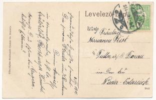 1915 Nemesgomba, Gomba, Hubice (Csütörtök, Stvrtok na Ostrove); vendéglő, templom. Stechbardt Oszkár...