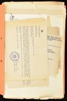 1927-1965 Sulán Béla (1916-1968) rozsnyói születésű nyelvész, egyetemi tanár mappányi irathagyatéka, kb. 20-25 db, érdekes aláírásokkal: Erdey-Grúz Tibor (1902-1976 oktatási miniszter, Kossuth-díjas kémikus, valamint Szigeti József (1921-2012) filozófus, művelődési miniszterhelyettes aláírásaival.