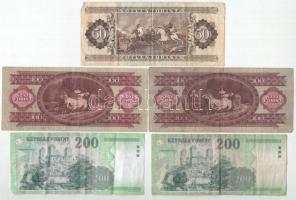 1949. 100Ft + 1962. 100Ft + 1989. 50Ft + 2006. 200Ft "FC" + 2007. 200Ft "FC" T:F...