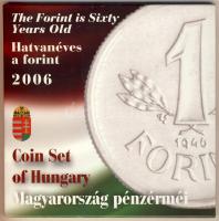 2006. 1Ft-100Ft 8klf db, szettben, benne 1Ft "60 éves a Ft" T:BU,PP Csak 2000db! R!
