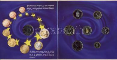 2007. 1Ft-100Ft 8klf db, szettben, benne 50Ft "50 éves a Római Szerződés" T:BU Csak 5000db!