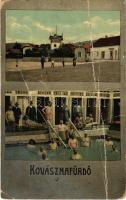 1911 Kovásznafürdő, Baile Covasna; Pokolsár, úri fürdő / spa, men swimming pool (Rb)