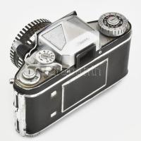 Ihagee Exakta Varex IIa fényképezőgép, Carl Zeiss Tessar 2,8/50 (50 mm f/2.8) objektívvel, sapkával,...
