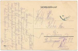 1918 Borosjenő, Borosineu, Ineu; Viktória takarékpénztár / savings bank (EK)