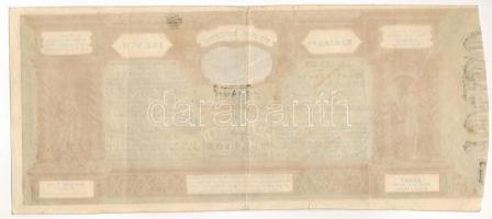 Ausztria / Bécs 1845. "Nagy ingatlan arany-, ezüst sorsjáték - Ahol a Palotát, a bécsi 396. szá...