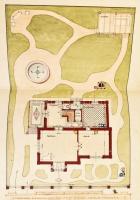 cca 1890 Dunakeszi? Tóthfalusi Doleviczény Irén úrhölgy nyaralójának komplett látványtervei, 6 db lá...