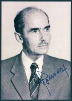 Habsburg Ottó főherceg aláírt fényképe