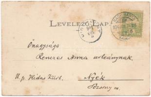 1904 Nagybánya, Baia Mare; Kovács Gyula kiadása (fl)