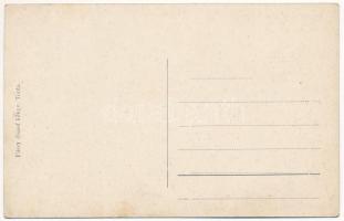 Torda, Turda; Szóda gyár, autók. Füssy József kiadása / soda factory, automobiles